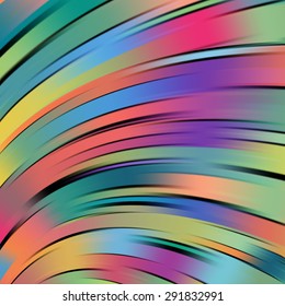 Colorful smooth light lines background. Vector illustration