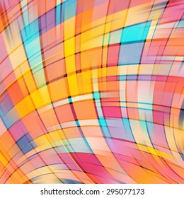 Colorful smooth light lines background. Vector illustration