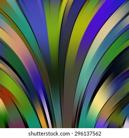 Colorful smooth light lines background. Vector illustration