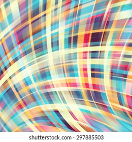 Colorful smooth light lines background. Vector illustration