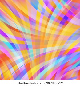 Colorful smooth light lines background. Vector illustration
