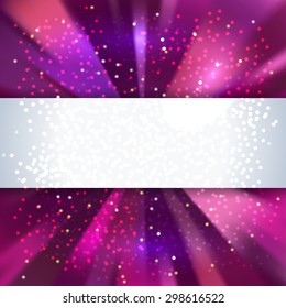 Colorful smooth light lines background. Vector illustration