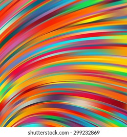Colorful smooth light lines background. Vector illustration