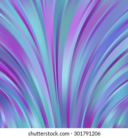 Colorful smooth light lines background. Blue, violet colors. Vector illustration