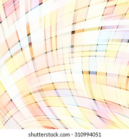 Colorful smooth light lines background. Pastel colors. Vector illustration