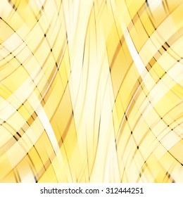 Colorful smooth light lines background. yellow, white colors. Vector illustration