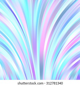 Colorful smooth light lines background. Pink, blue, white colors. Vector illustration