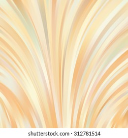 Colorful smooth light lines background. Beige, white colors. Vector illustration