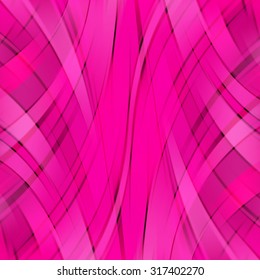 Colorful smooth light lines background. Pink, color. Vector illustration