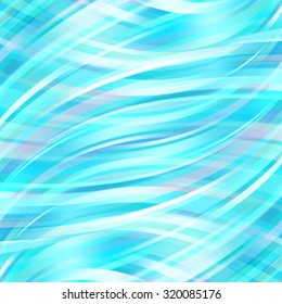 Fondo colorido de líneas de luz lisas. Azul, colores blancos. Ilustración del vector