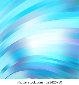 Fondo colorido de líneas de luz lisas. Azul, colores blancos.  Ilustración del vector