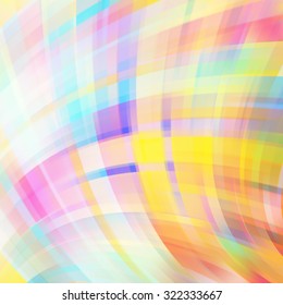 Colorful smooth light lines background. Pastel colors. Vector illustration