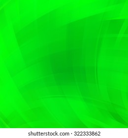 Colorful smooth light lines background. Green colors. Vector illustration