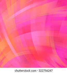 Colorful smooth light lines background. Pink color. Vector illustration