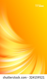 Colorful smooth light lines background with smooth waves. Asymmetric lines. Abstract background for science presentations. Vector Illustration.