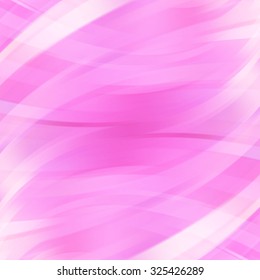 Colorful smooth light lines background. Pink, white colors. Vector illustration