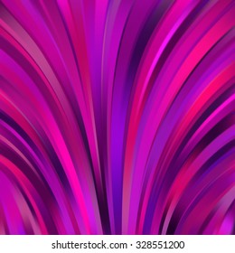 Colorful smooth light lines background. Pink, purple colors. Vector illustration