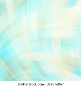 Colorful smooth light lines background. Blue, white colors. Vector illustration