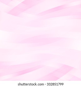 Colorful smooth light lines background. Pink, white colors. Vector illustration