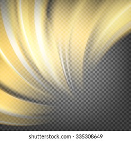 Colorful smooth light lines background. Vector illustration, eps 10, contains transparencies.