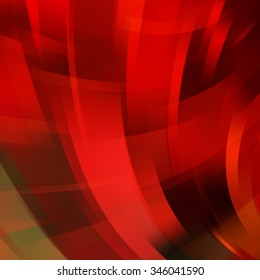 Colorful smooth light lines background. Red, brown colors. Vector illustration