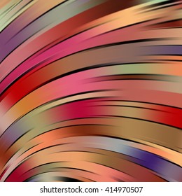 Colorful smooth light lines background. Brown colors. Vector illustration.