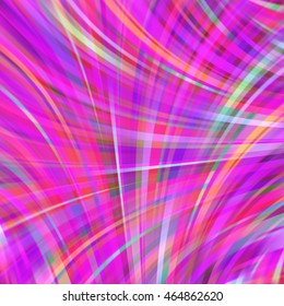 Colorful smooth light lines background. Pink colors. Vector illustration.