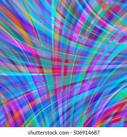 Colorful smooth light lines background. Pink, blue colors. Vector illustration.