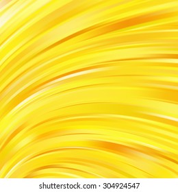 Colorful smooth light yellow lines background. Vector illustration