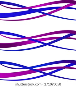 Colorful smooth lines