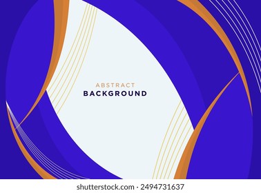 Colorful smooth twist light blue lines vector background
