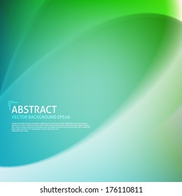 Colorful Smooth Twist Light Lines Vector Background. Eps 10. Green Blue Abstract Background Design. Green, Blue Abstract Design, Swirl Curve Art, Backdrop, Backgrounds, Bend, Smooth