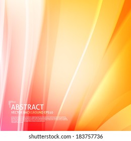 Colorful smooth twist light lines vector background. Eps 10.