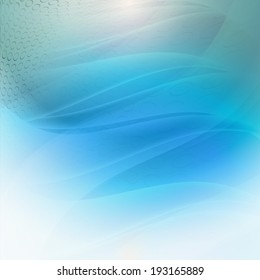 Colorful smooth twist light lines vector background