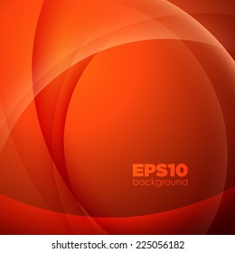 Colorful smooth twist light lines background. Vector illustration.