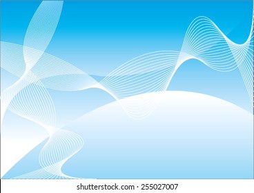 Colorful smooth  vector background 