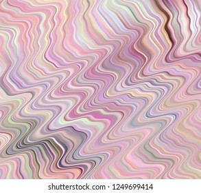 Colorful smooth wavy lines background. Light Purple, pink colors. Vector illustration. Gradient geometric texture. Curved lines and shape with modern graphic design.