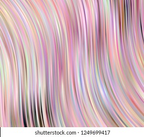 Colorful smooth wavy lines background. Light Purple, pink colors. Vector illustration. Gradient geometric texture. Curved lines and shape with modern graphic design.