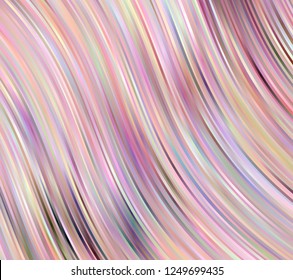Colorful smooth wavy lines background. Light Purple, pink colors. Vector illustration. Gradient geometric texture. Curved lines and shape with modern graphic design.