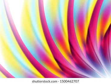 Colorful smooth wavy pattern abstract modern background. Vector design