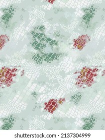 colorful snake texture pattern carpet design