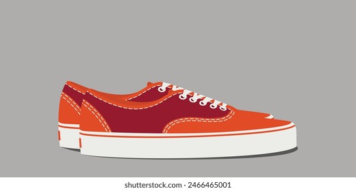 colorful sneakers shoes set vector design