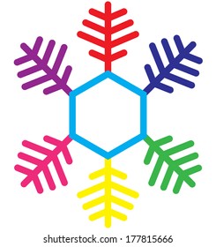 Colorful Snowflake