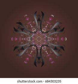 Colorful snowflake