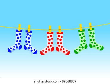 Colorful socks