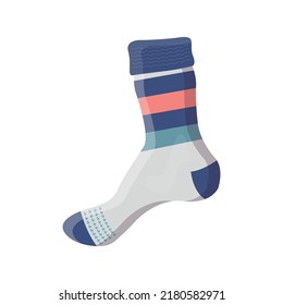 Colorful socks with different print.