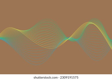 colorful soft 3D Halftone Wave Effect. simple gradient abstract background. suitable for landing page and computer desktop wallpaper