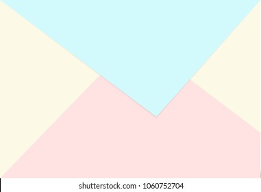 Colorful of soft pink and green paper background.