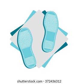 Colorful sole. Vector