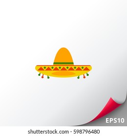 Colorful Sombrero Icon